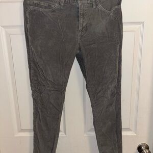 Banana Republic Gray Corduroy Pants Slim Fit